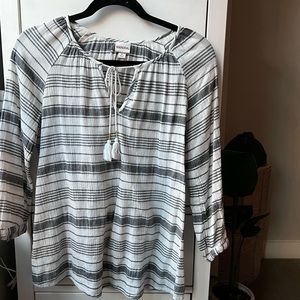 Merona Striped Blouse - Small
